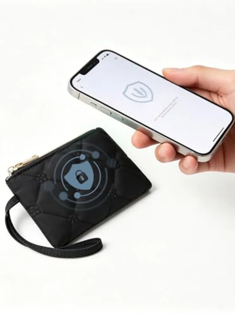 Quilted Crossbody Bag with RFID Blocking Detachable Pouch Waterproof Nylon